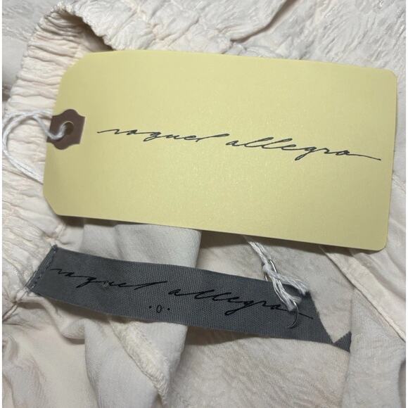 RAQUEL ALLEGRA Zaila Pant Cream Size O (XS) BNWT - Picture 4 of 11
